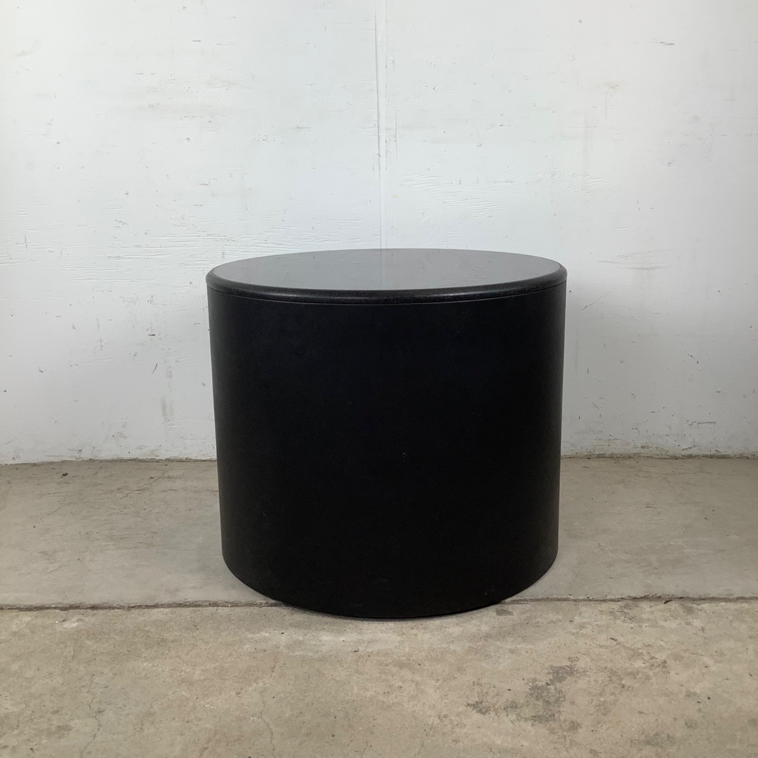 Vintage Modern Drum Side Table - image-2