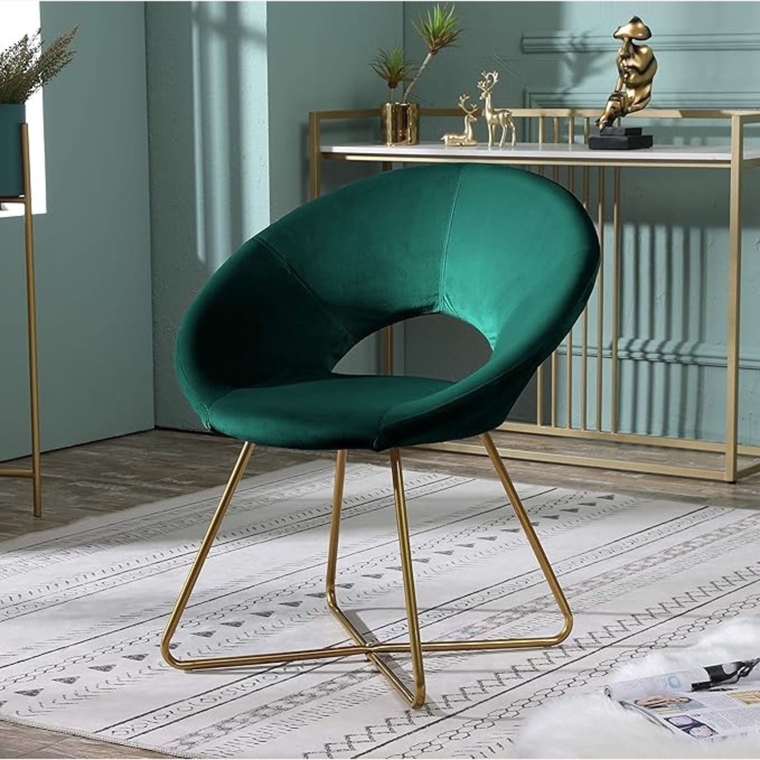 Wayfair Green Velvet Accent Chairs - image-0