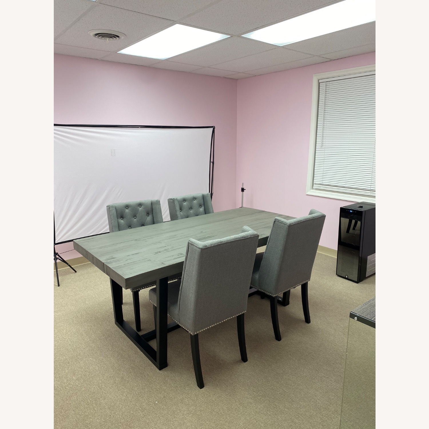 Wayfair Light Gray Dining Table - image-1