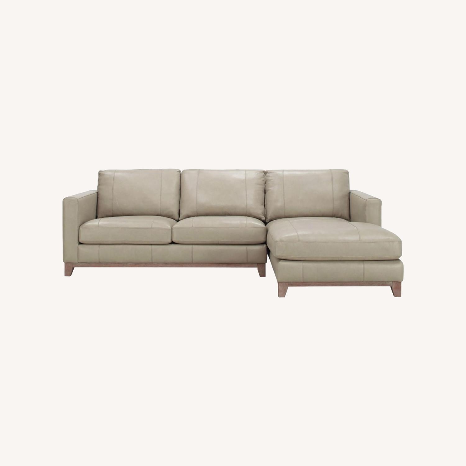 Raymour & Flanigan Ryland Natural 2 Piece Sectional - image-0
