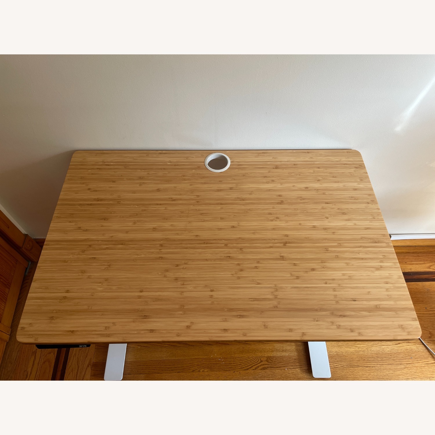 Herman Miller Jarvis By Fullly Light Brown Bamboo Desk - image-2