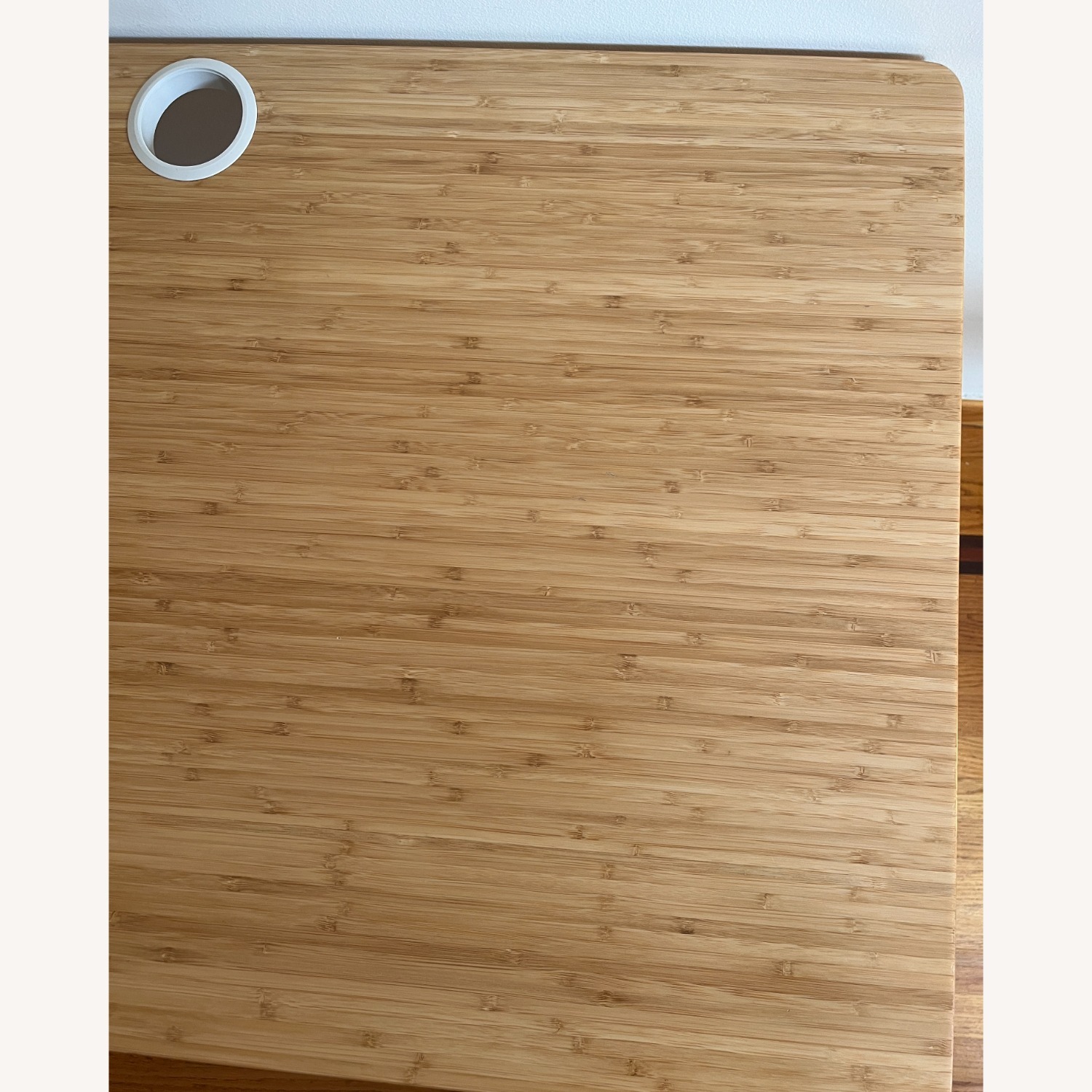 Herman Miller Jarvis By Fullly Light Brown Bamboo Desk - image-3