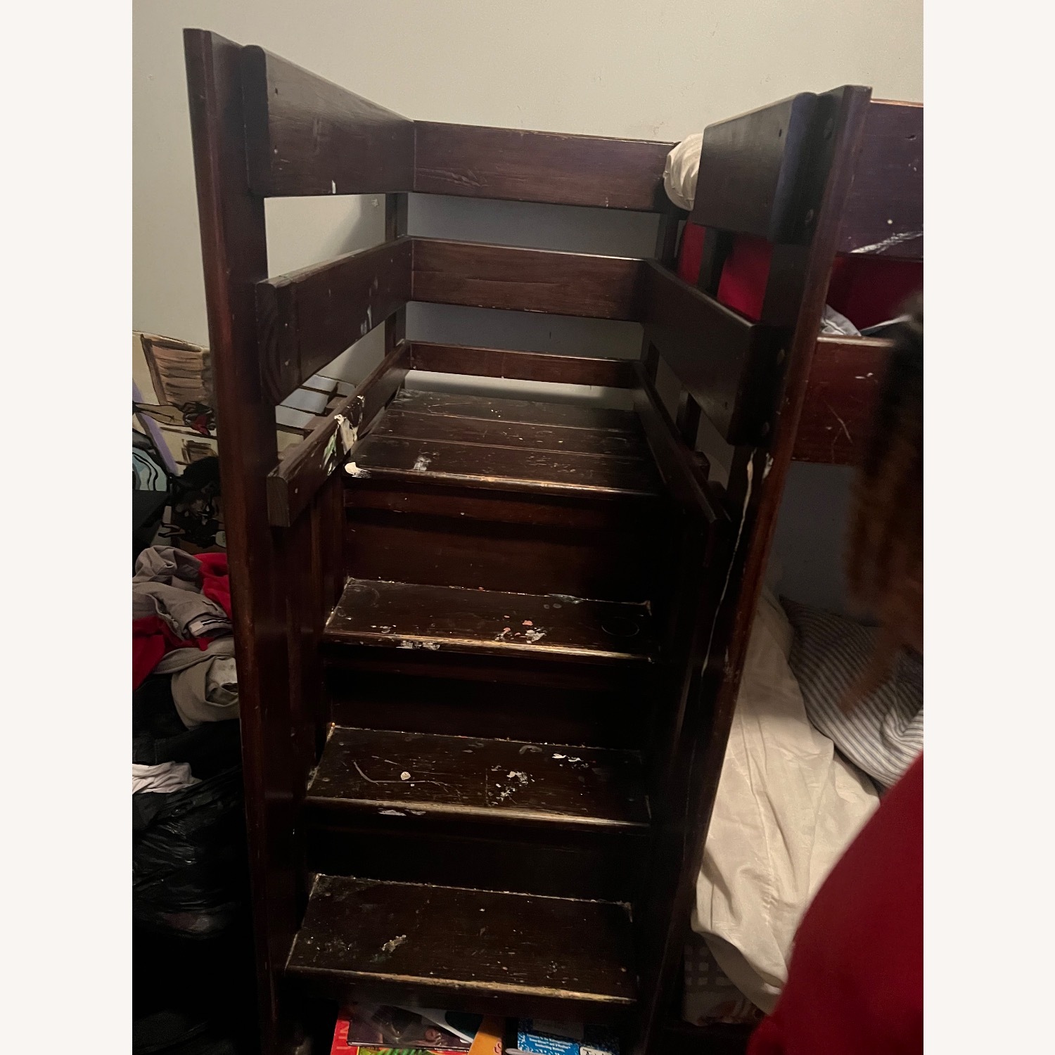 Dark Brown Bunk Bed - image-2