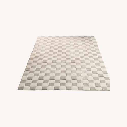 Used Rugs USA Cape May Plush Textured Washable Rug | Cream - 9' 9' x 12' for sale on AptDeco