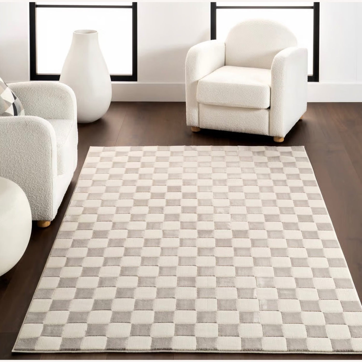 Rugs USA Cape May Plush Textured Washable Rug | Cream - 9' 9' x 12' - image-2