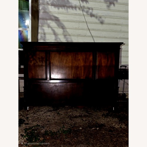 Used King Size Redwood Headboard for sale on AptDeco