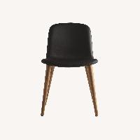 Design Within Reach Job's Bacco Chair Black Leather Dining Chairs