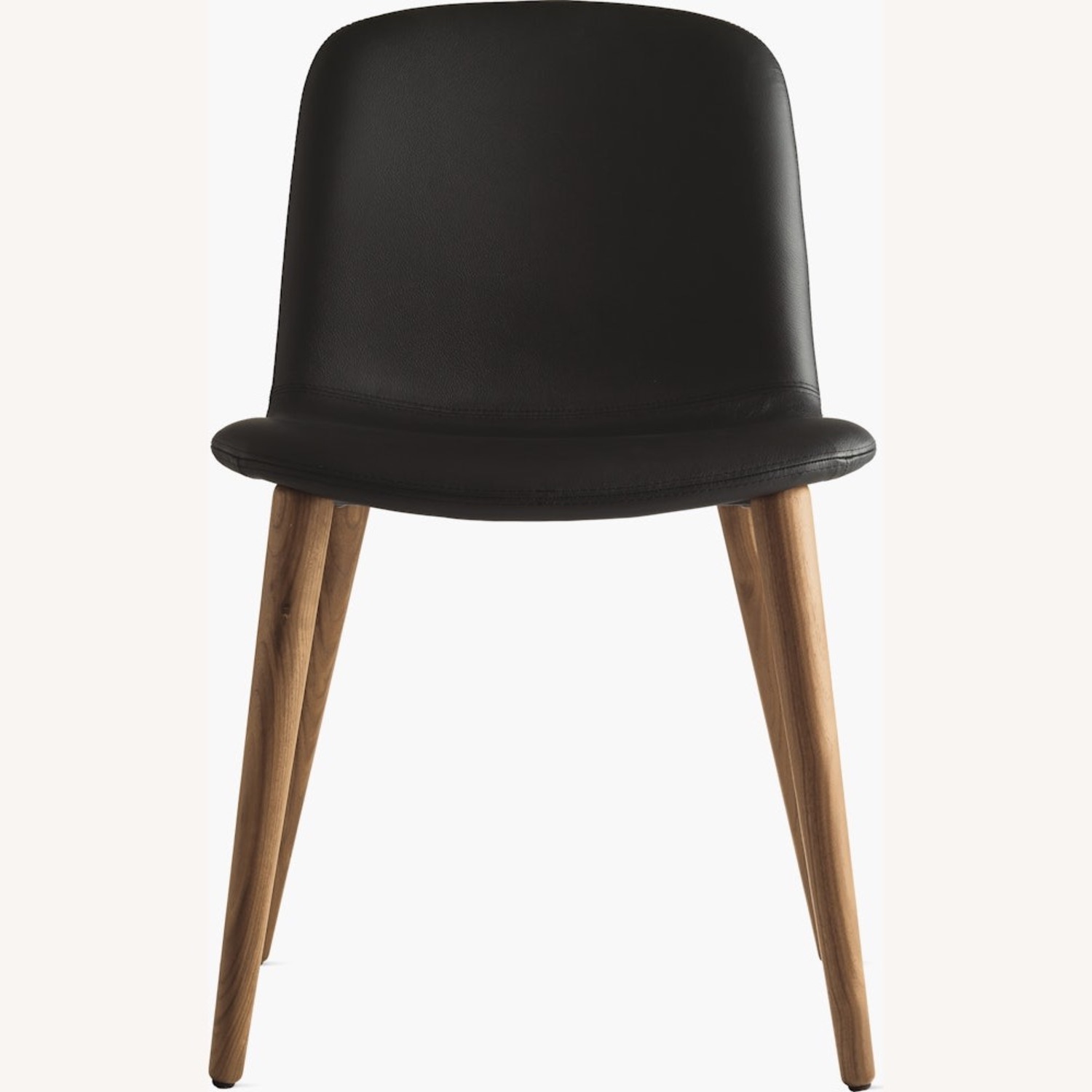 Design Within Reach Job's Bacco Chair Black Leather Dining Chairs - image-1