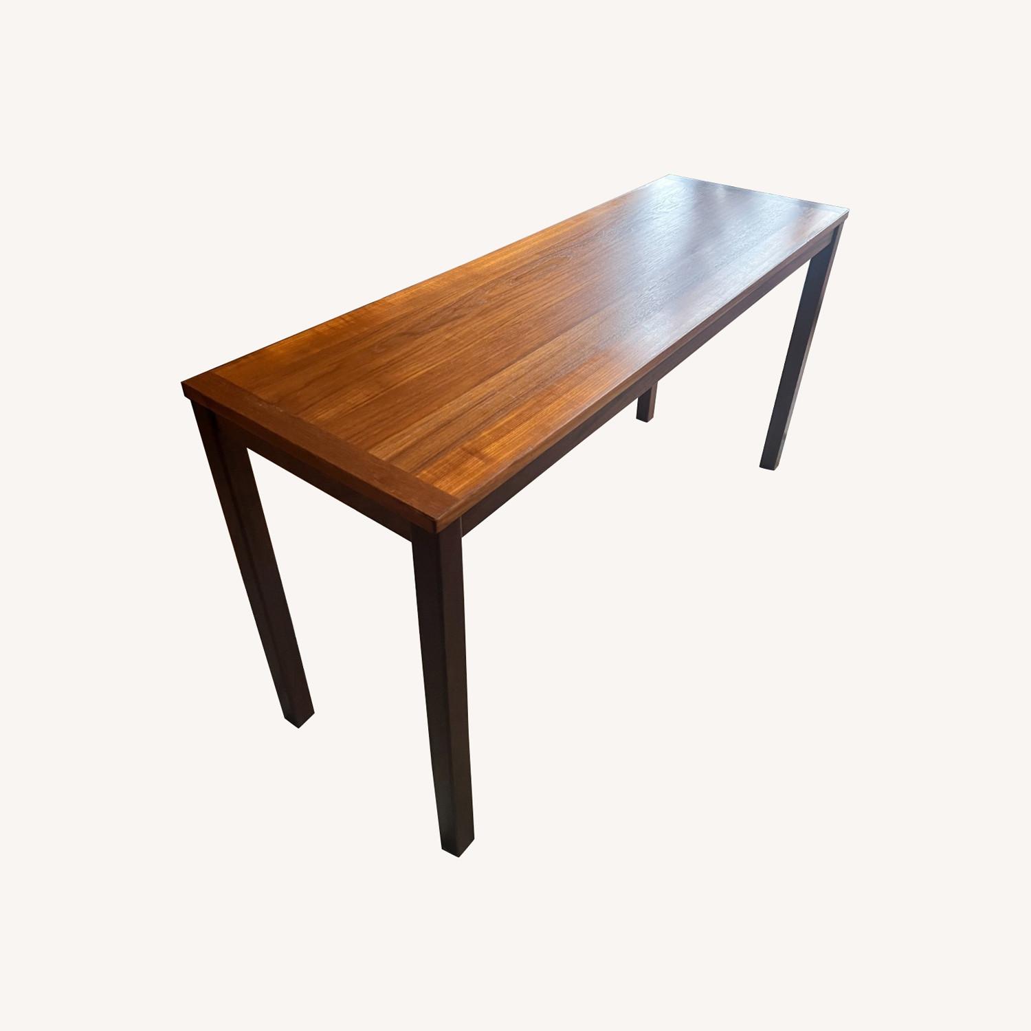 Mid Century Modern Danish Console Sofa Table - image-0