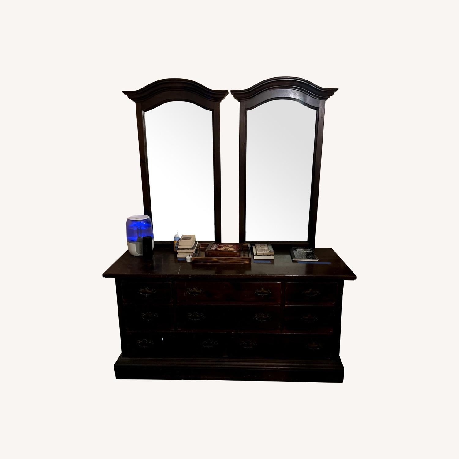 Large Dresser with Detachable Mirrors - image-0