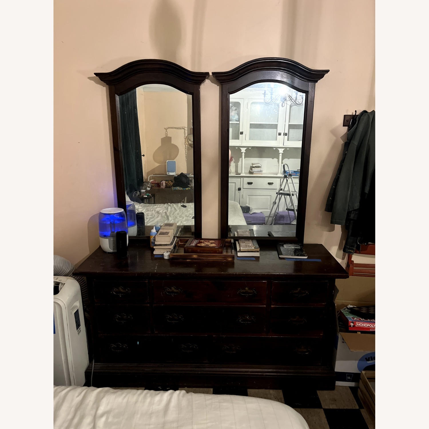 Large Dresser with Detachable Mirrors - image-1