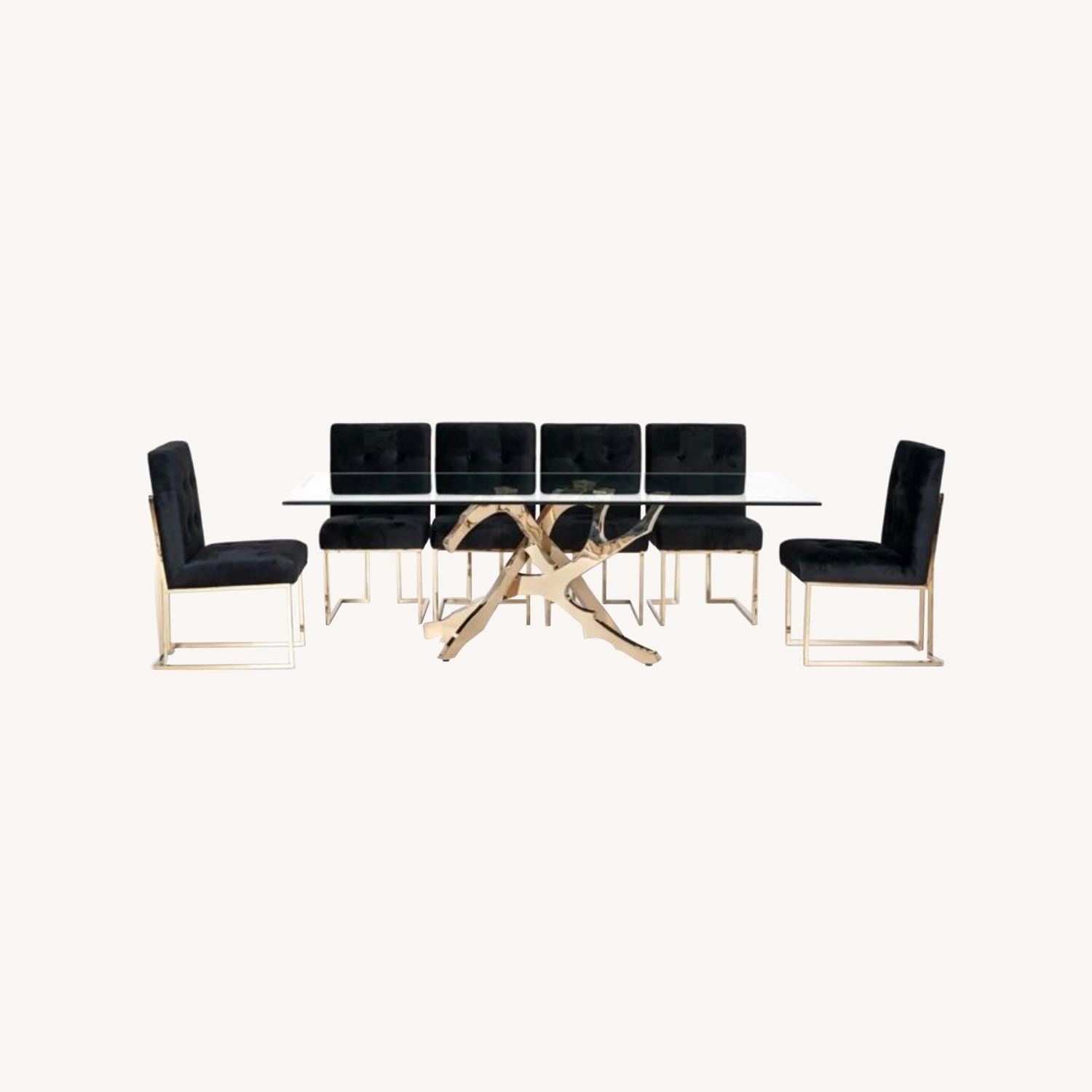VIG Dining Table With 6 Chairs - image-0