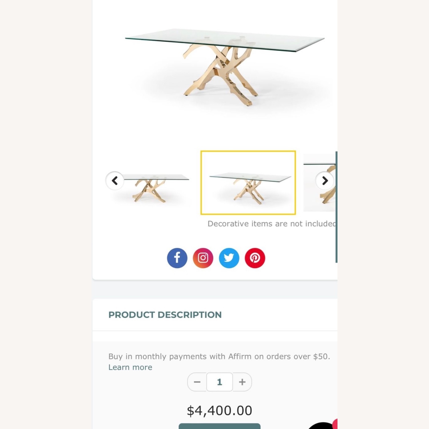 VIG Dining Table With 6 Chairs - image-6