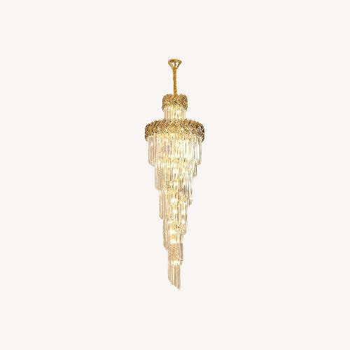 Used Large Luxury Crystal Chandelier for sale on AptDeco