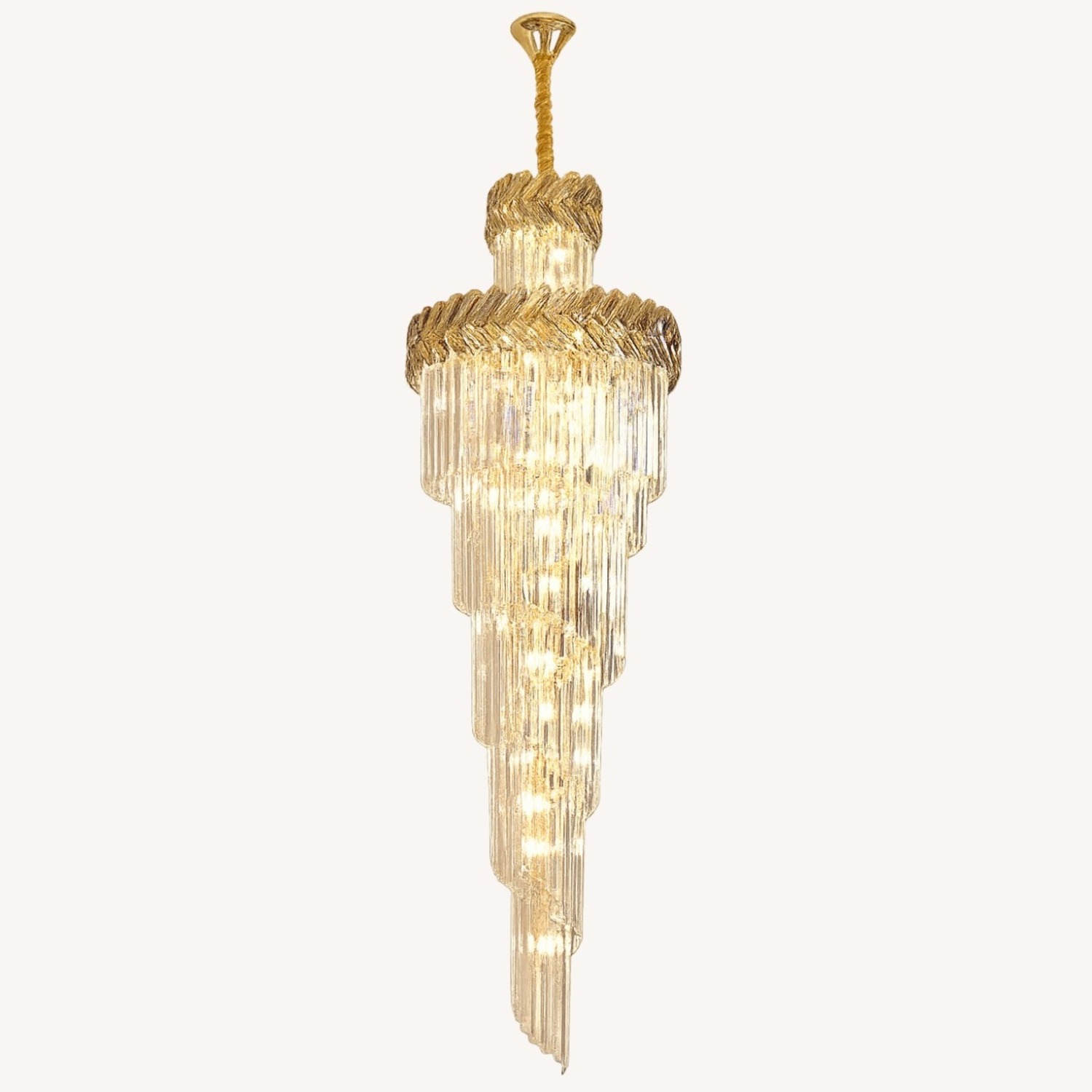 Large Luxury Crystal Chandelier - image-8