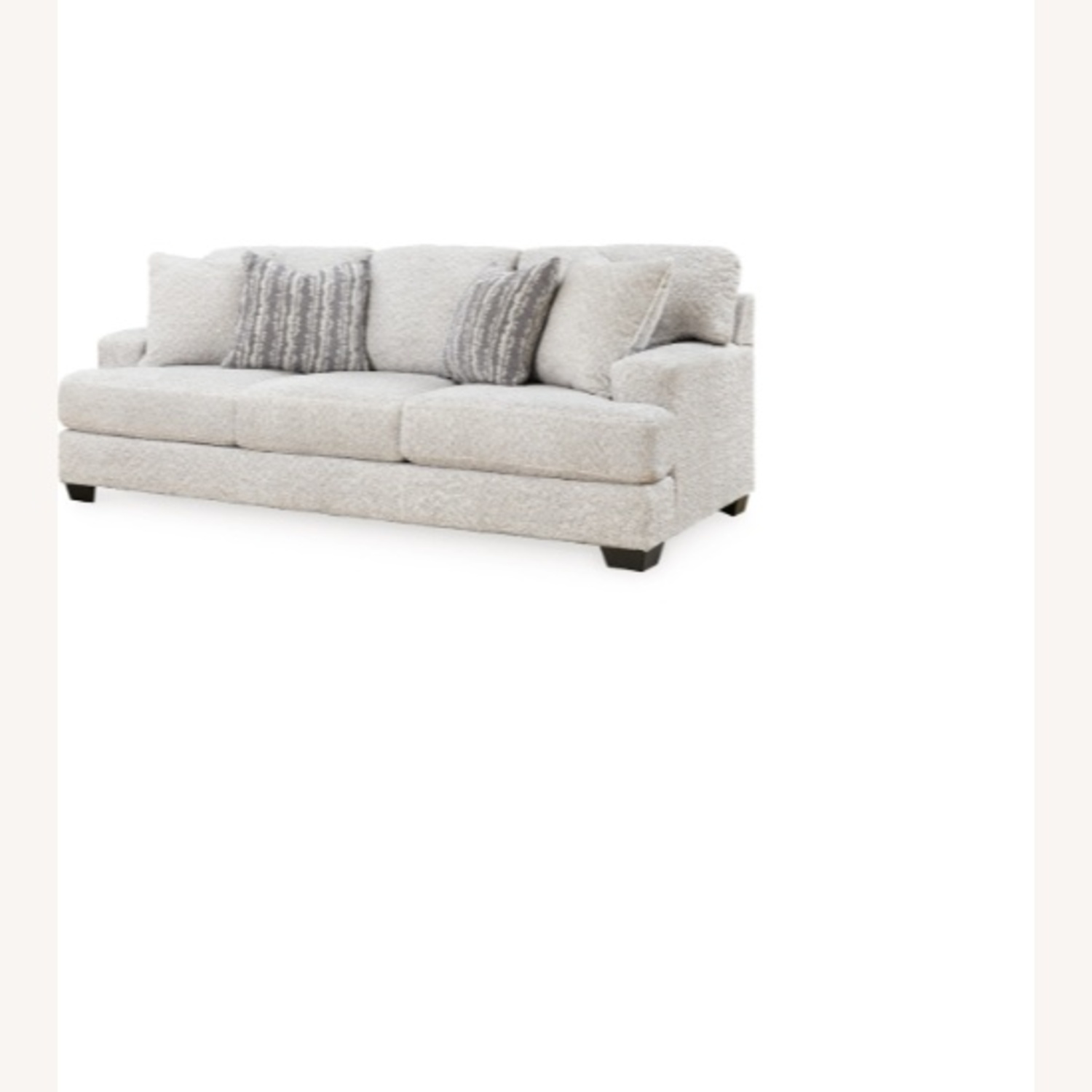 Ashley Brebryan Grey Sofa with Pillows - image-4