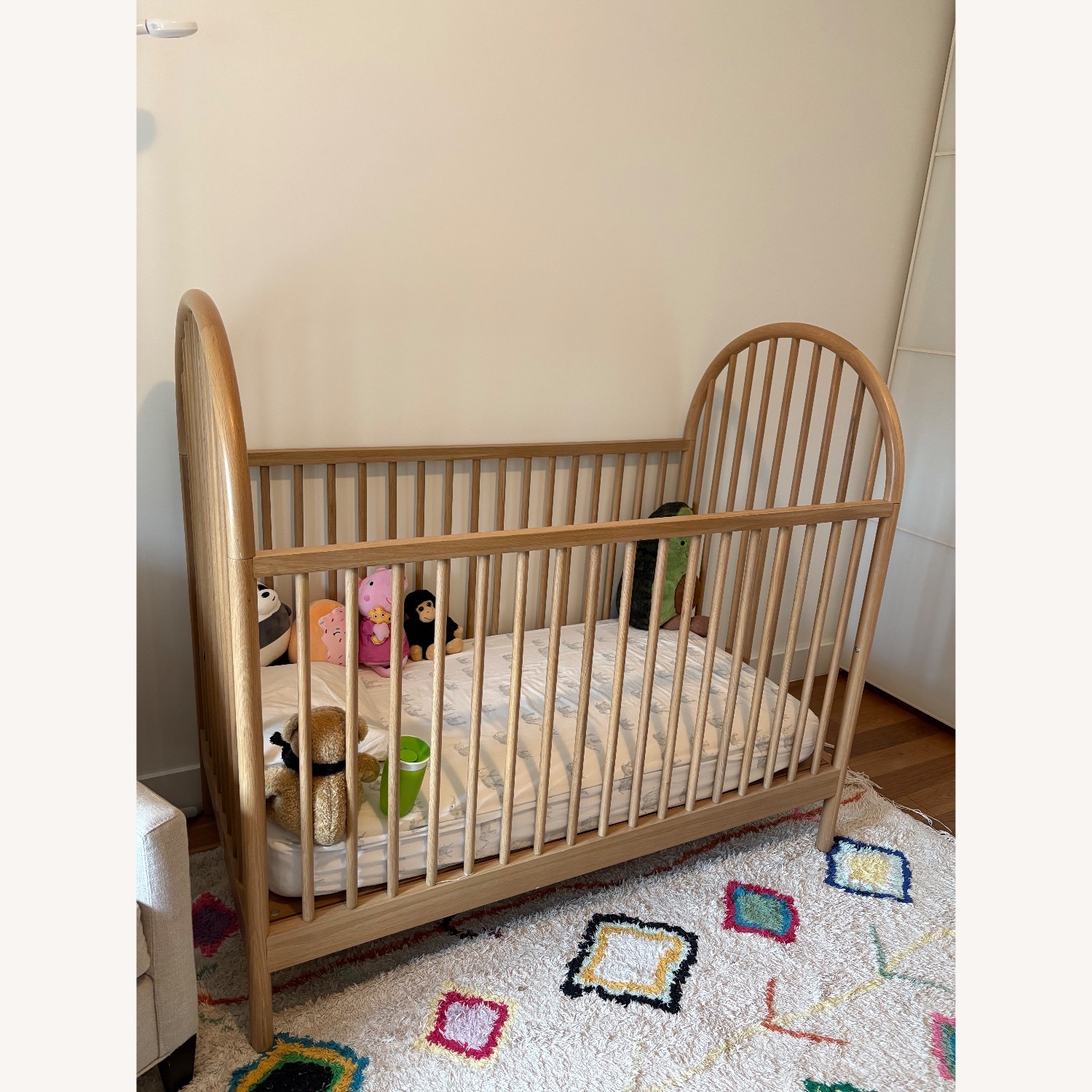 Crate & Kids Leanne Ford Natural Wood Crib - image-3