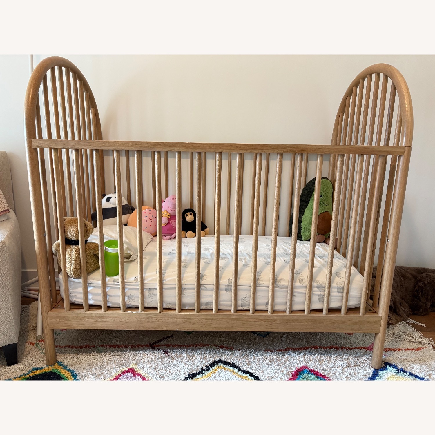 Crate & Kids Leanne Ford Natural Wood Crib - image-2