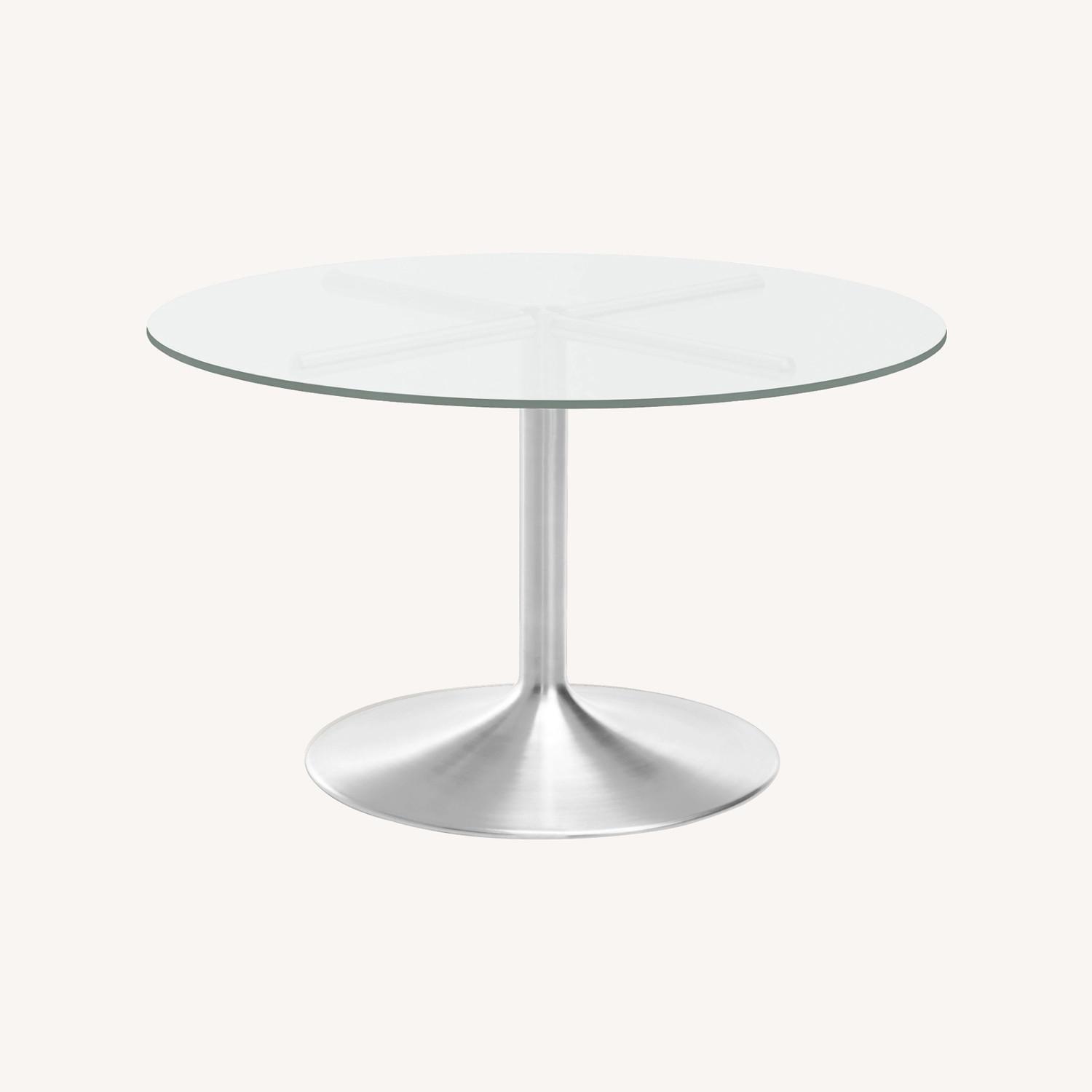 Room & Board Aria Glass Dining Table 42" - image-0