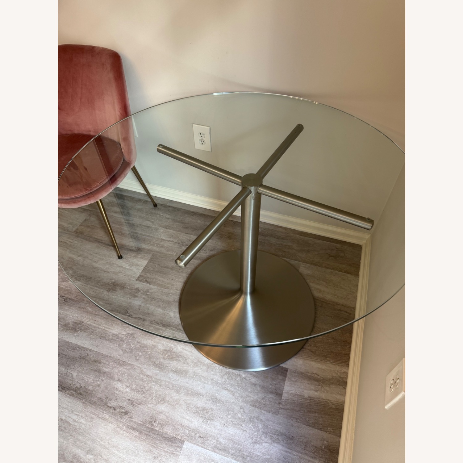 Room & Board Aria Glass Dining Table 42" - image-1