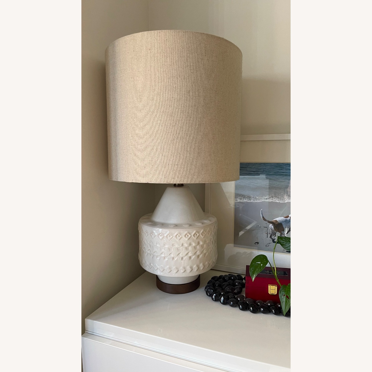 West Elm Ceramic Table Lamp - image-1