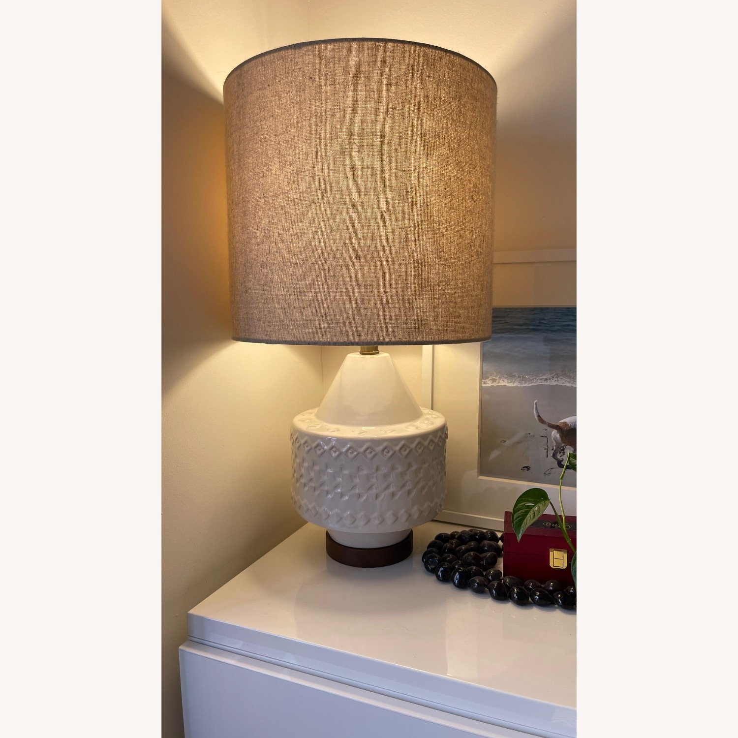 West Elm Ceramic Table Lamp - image-0