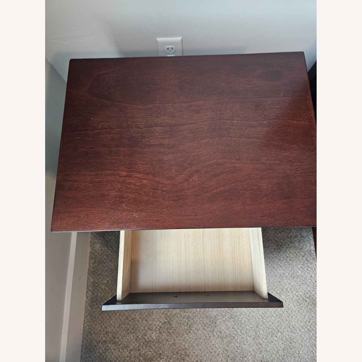 Wooded 6 Drawer Dresser and 2 Nightstands - image-6