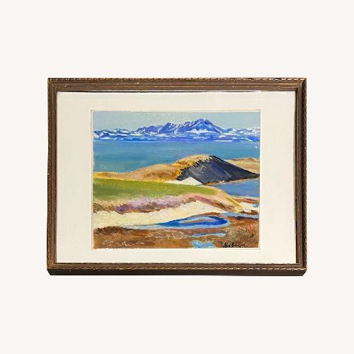 Oliver Gal 76x51cm PRADA オリバーガル Oliver Gal Prada Marfa Navy Blue Canvas Art - AptDeco