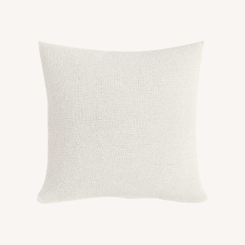 Used Crate & Barrel Organic Cotton Throw Pillows + Inserts for sale on AptDeco