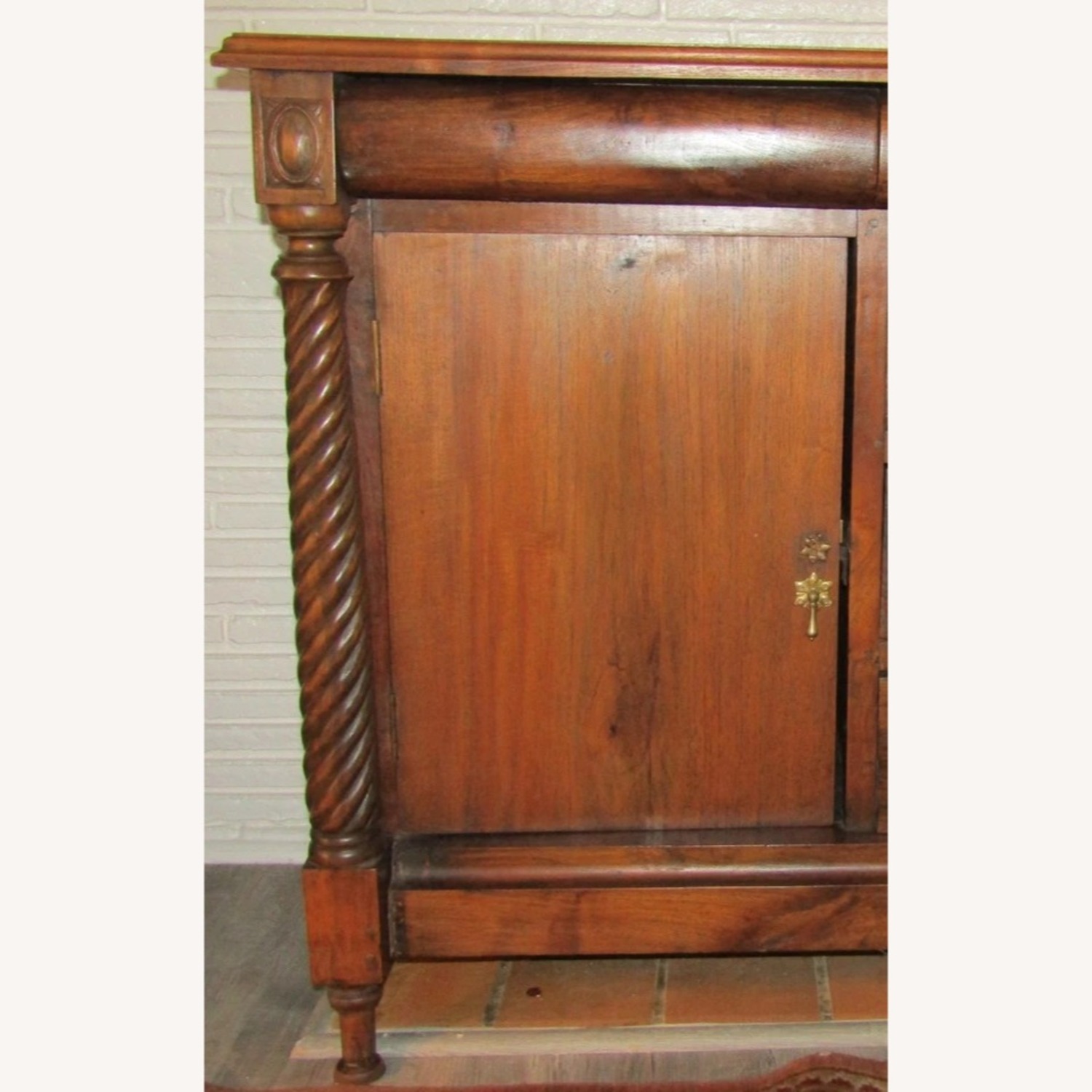 American Empire Flame Mahogany Sideboard 1860 - image-4