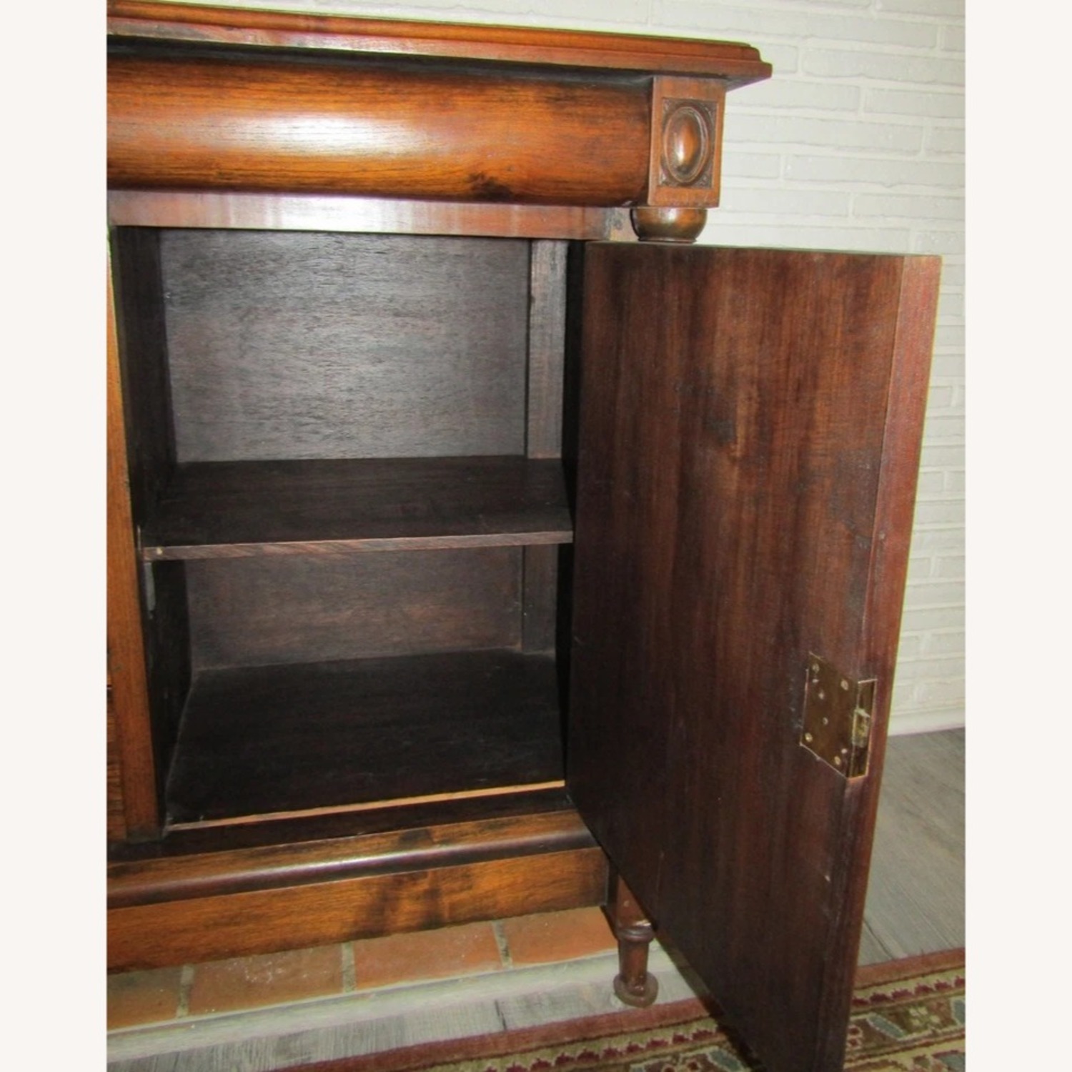 American Empire Flame Mahogany Sideboard 1860 - image-14