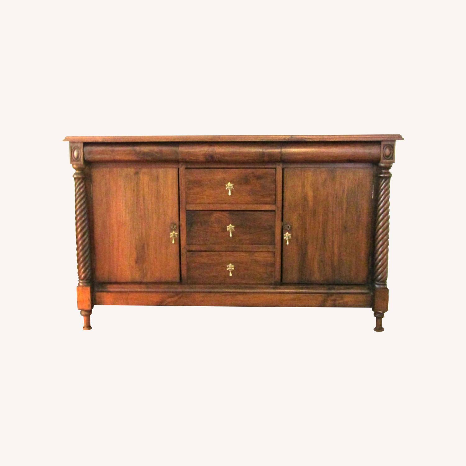 American Empire Flame Mahogany Sideboard 1860 - image-0