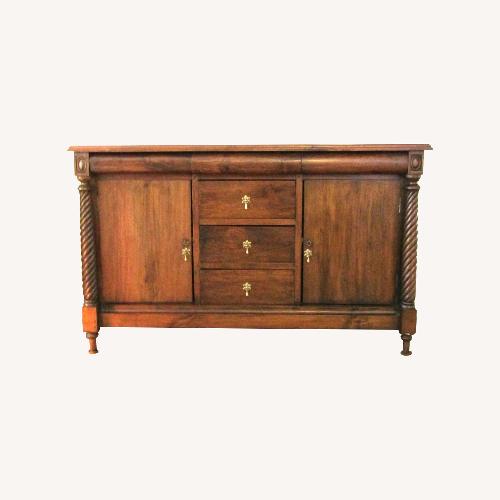 Used American Empire Flame Mahogany Sideboard 1860 for sale on AptDeco