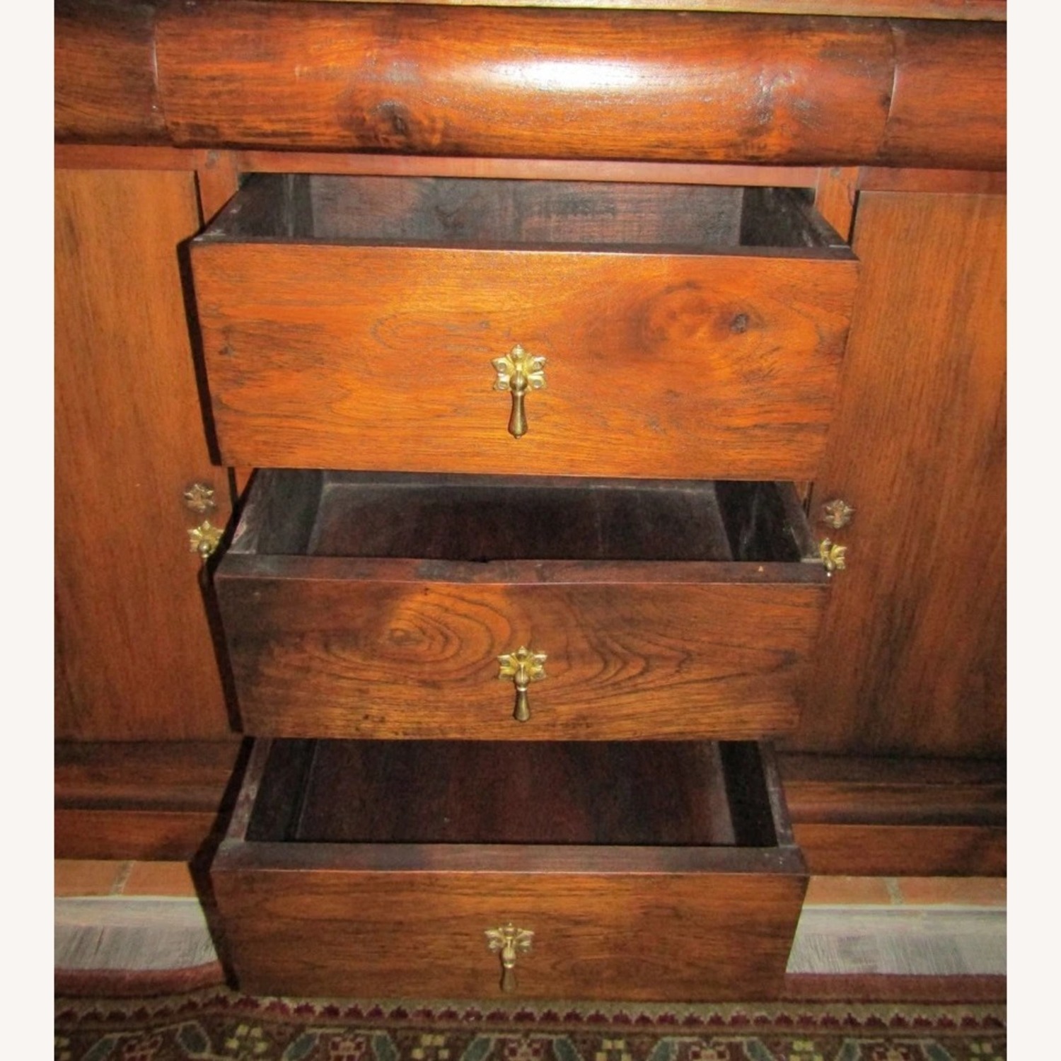 American Empire Flame Mahogany Sideboard 1860 - image-13