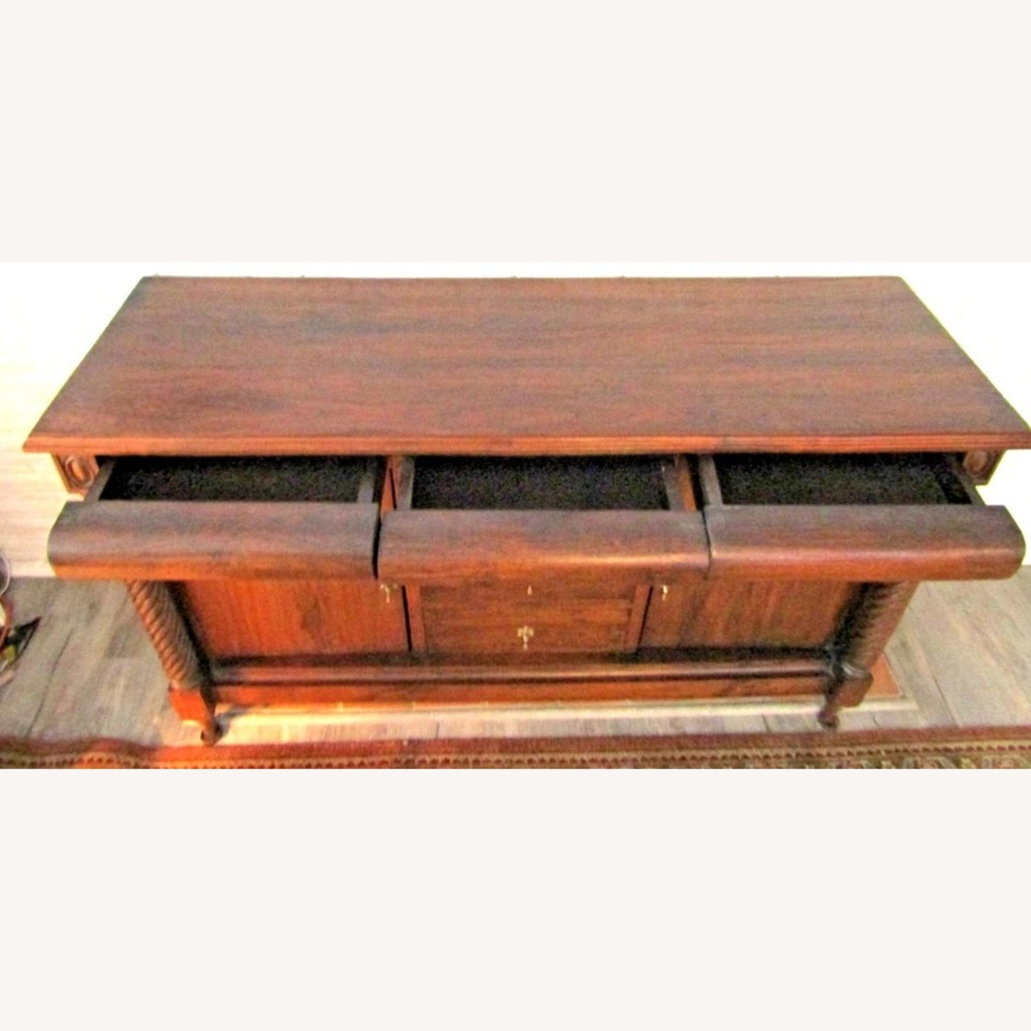 American Empire Flame Mahogany Sideboard 1860 - image-15