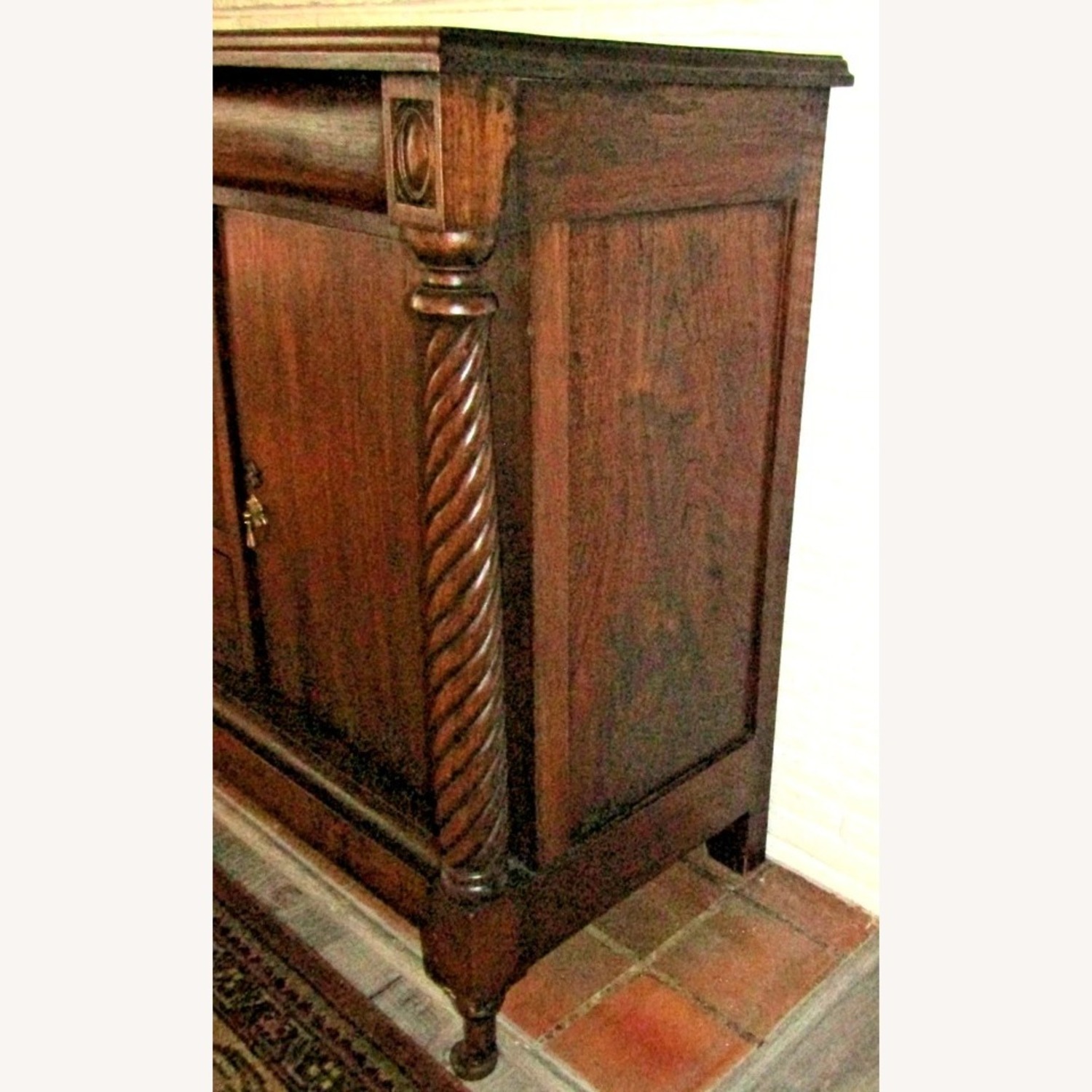 American Empire Flame Mahogany Sideboard 1860 - image-7