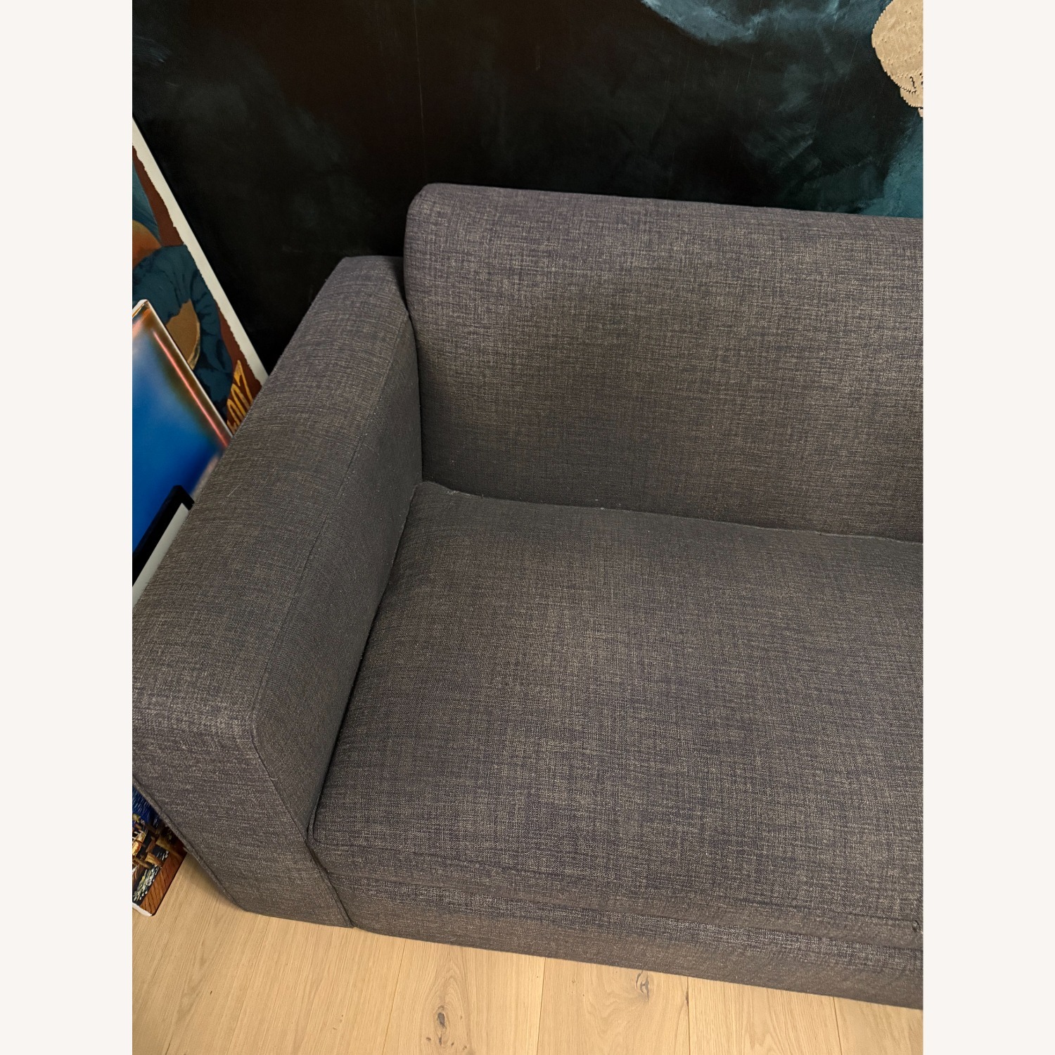 ABC Carpet and Home Cobble Hill Blue Sleeper Sofa - image-4