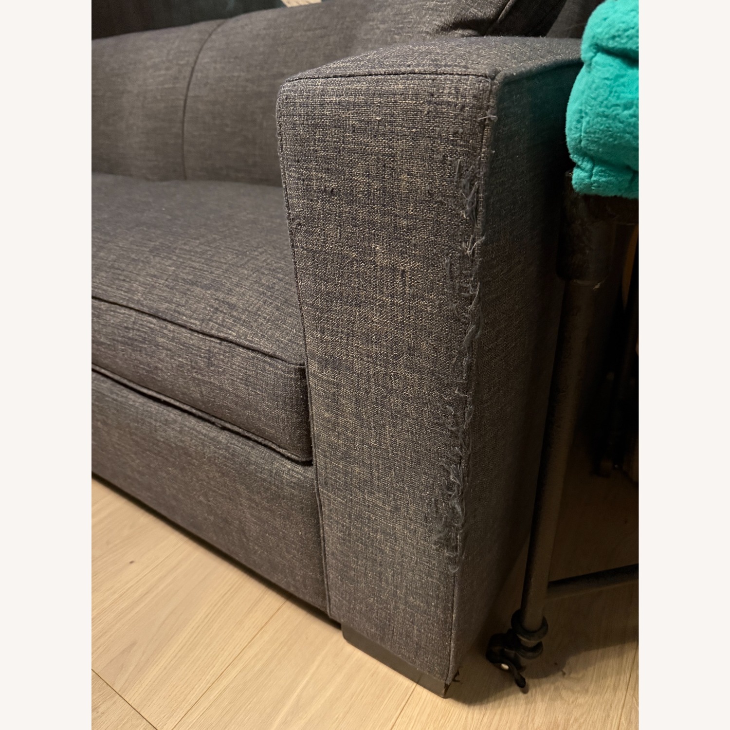 ABC Carpet and Home Cobble Hill Blue Sleeper Sofa - image-3