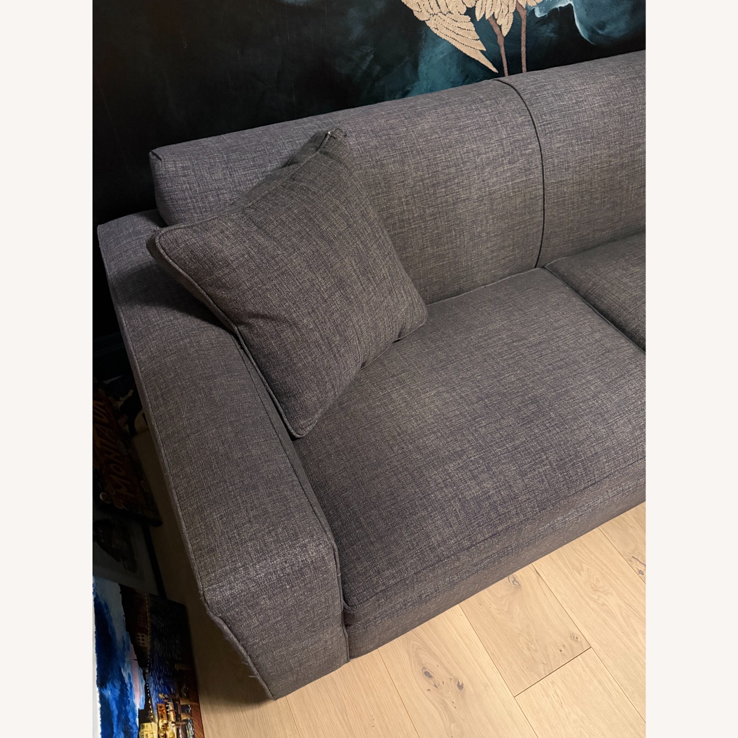 ABC Carpet and Home Cobble Hill Blue Sleeper Sofa - image-2