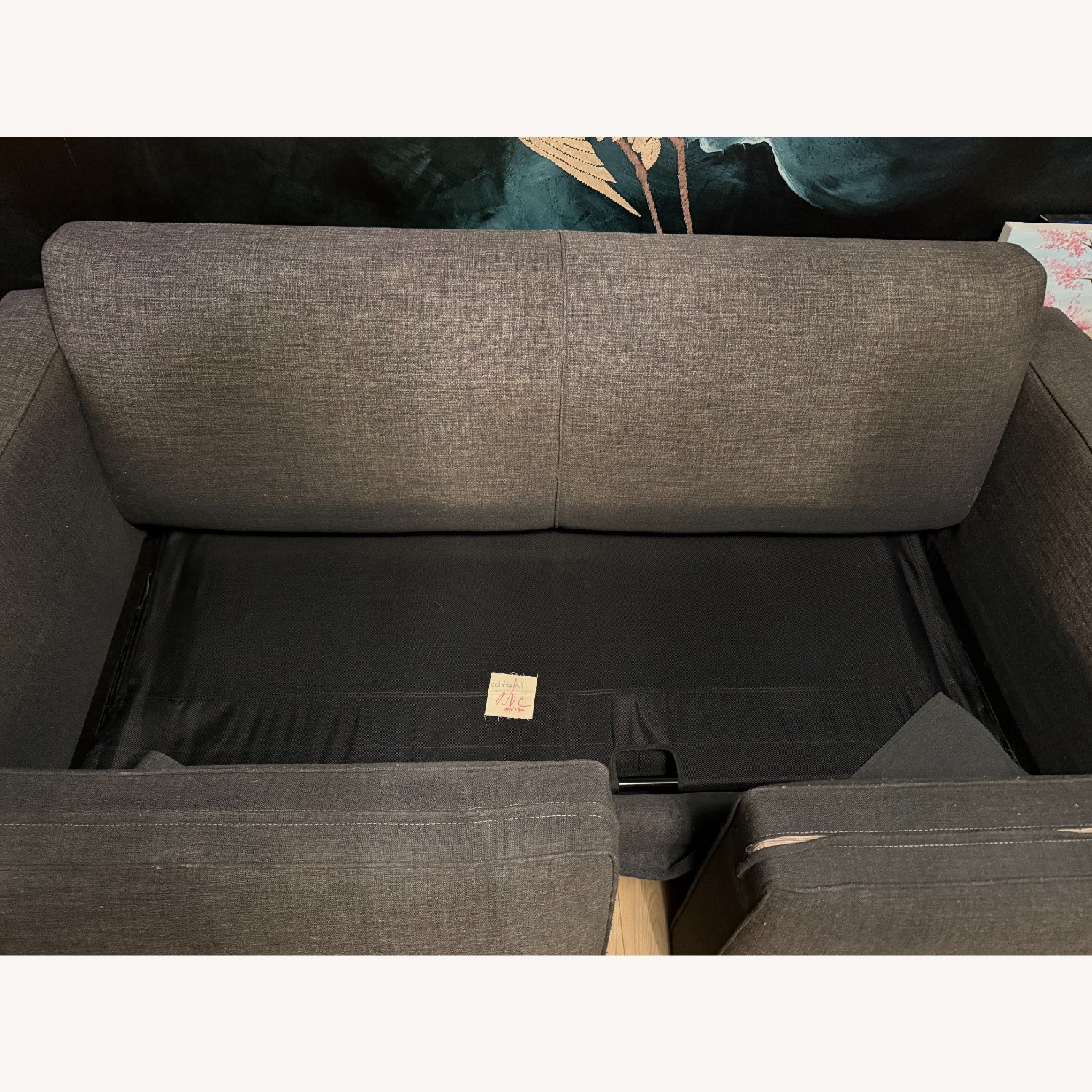 ABC Carpet and Home Cobble Hill Blue Sleeper Sofa - image-6