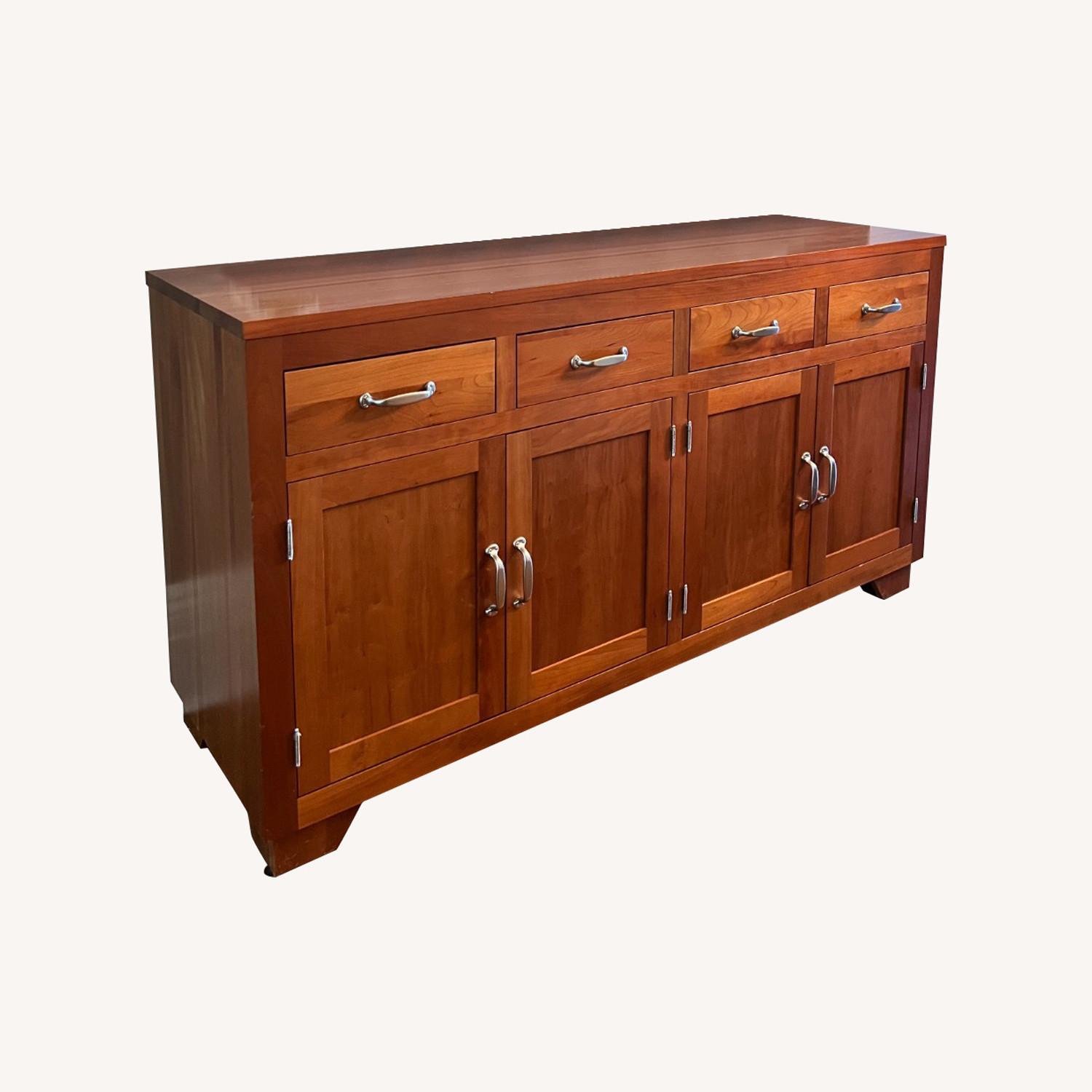 Arhaus Italian Cherry Wood Dining/Living Credenza - AptDeco