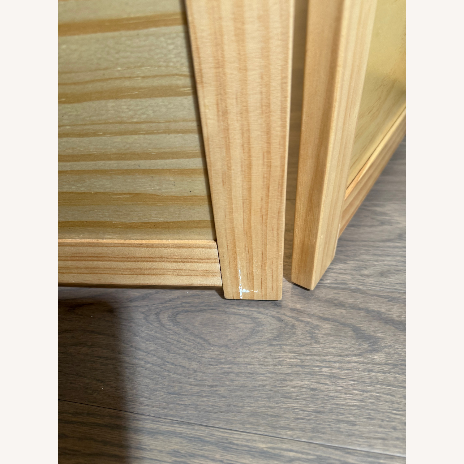 Wayfair Clarke Natural Wood 3-Panel Room Divider - image-2