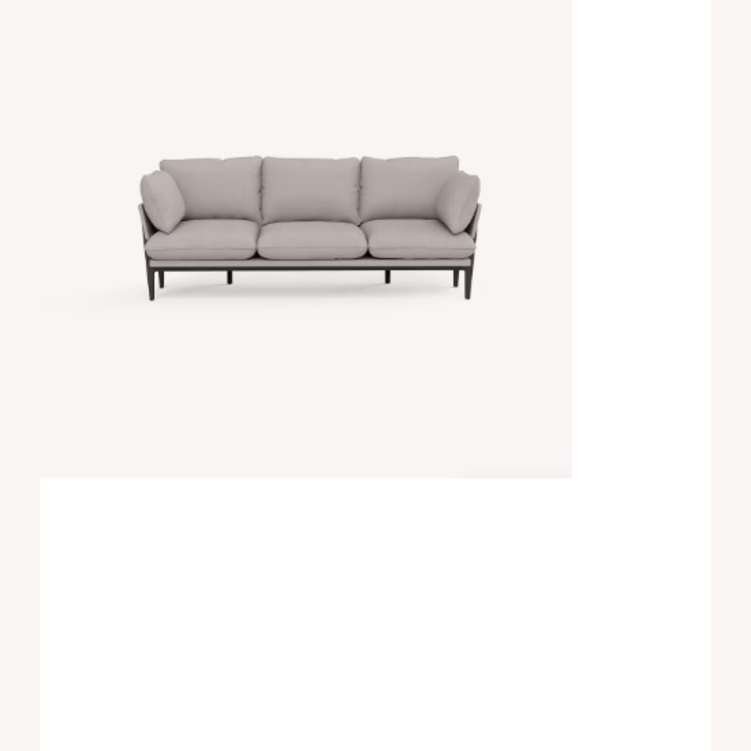 Floyd Sofa 1.0 Light Gray Fabric 3+ Seater Sofa - image-5