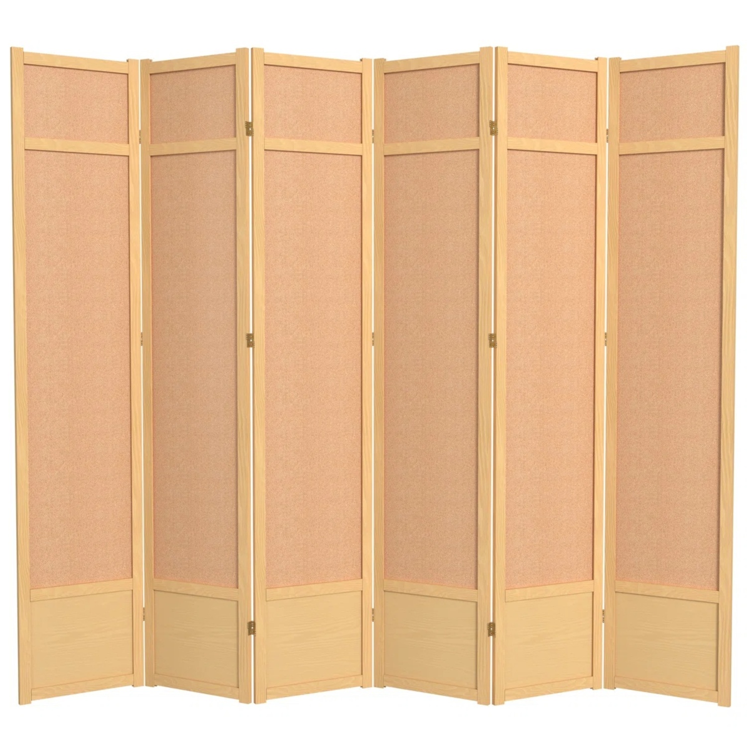 Wayfair Clarke Natural 6-Panel Wood Room Divider - image-9