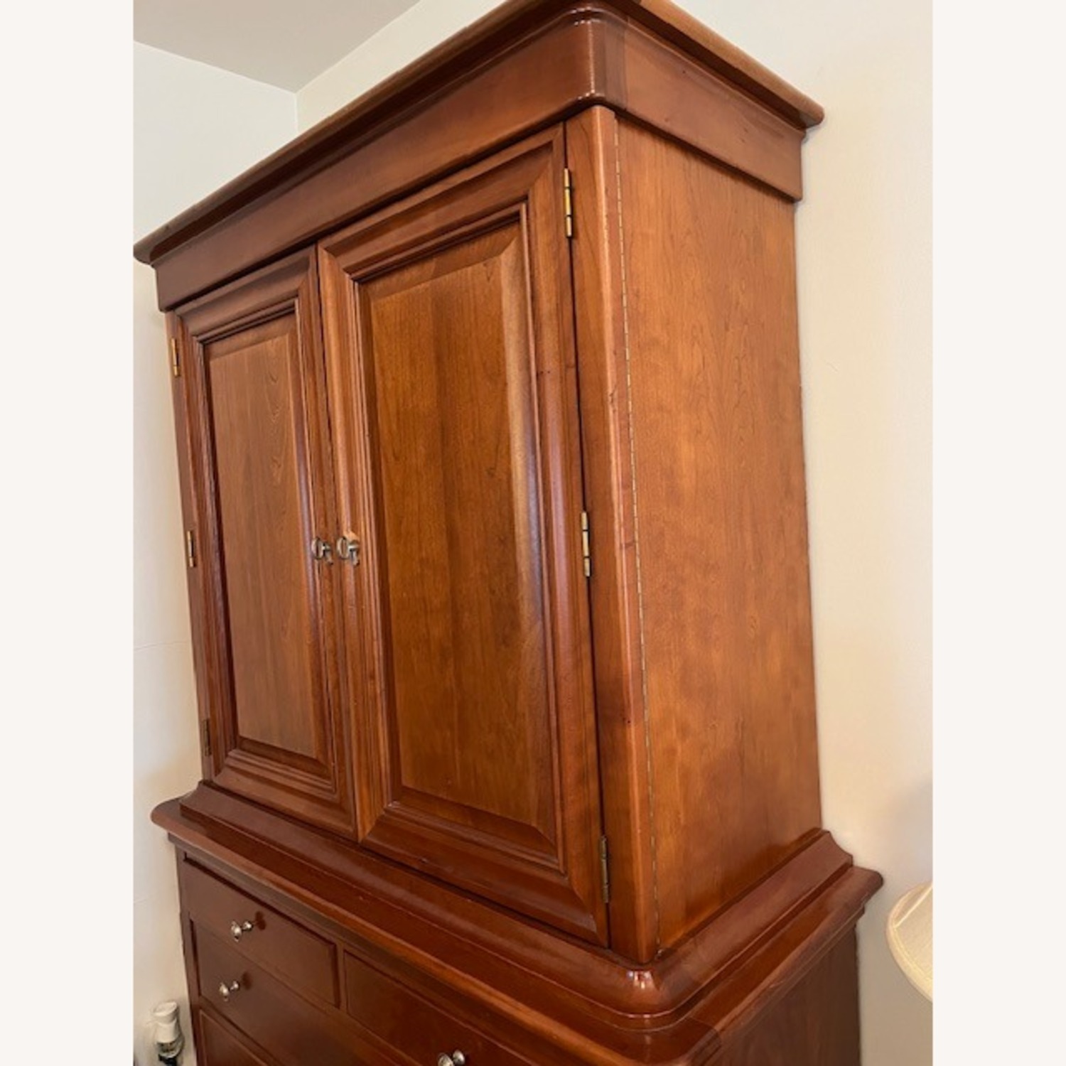 Stanley Furniture Dark Brown Armoire - image-1