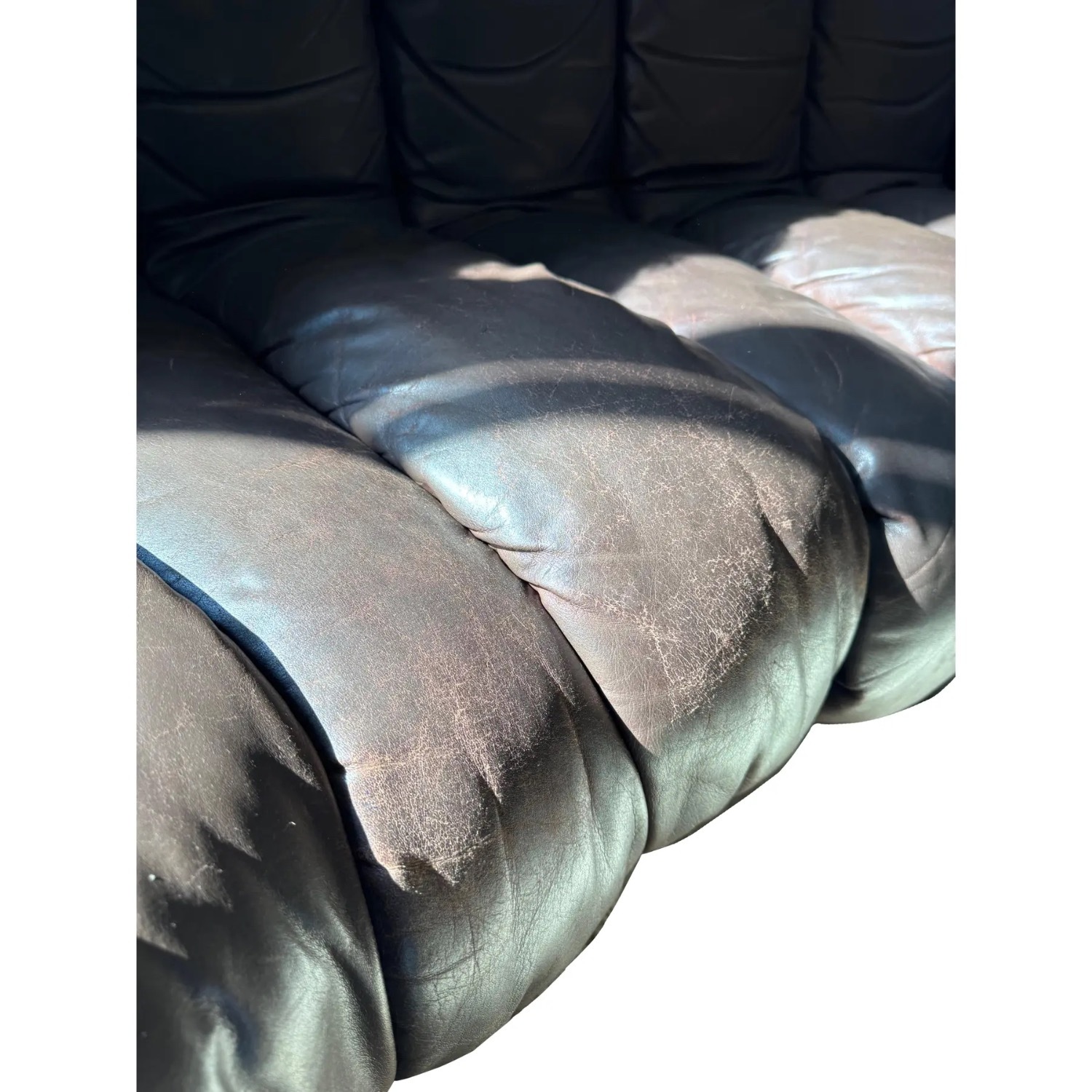 De Sede Dark Brown Leather 3+ Piece Sectional - image-7