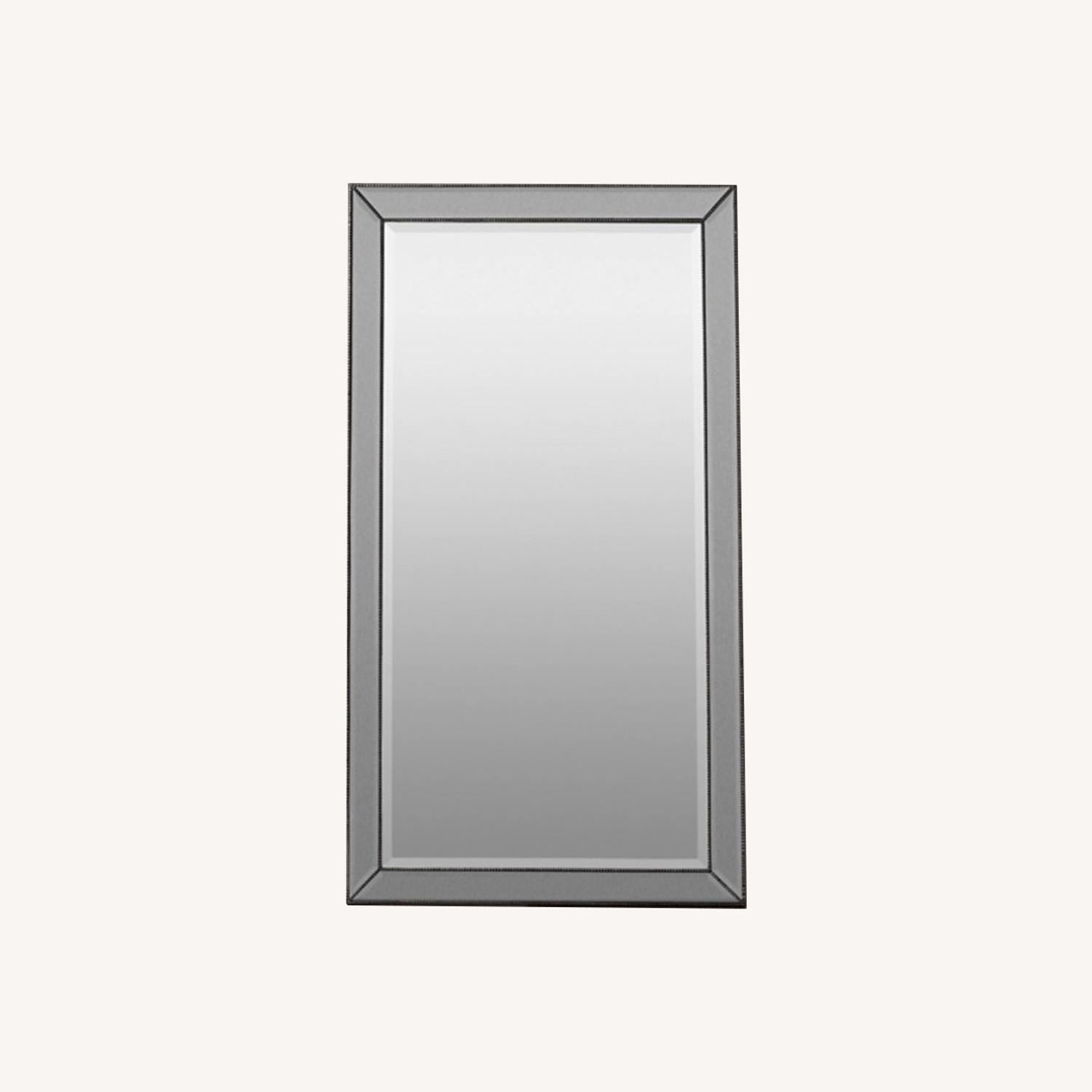 Z Gallerie Silver Floor Mirror - image-0