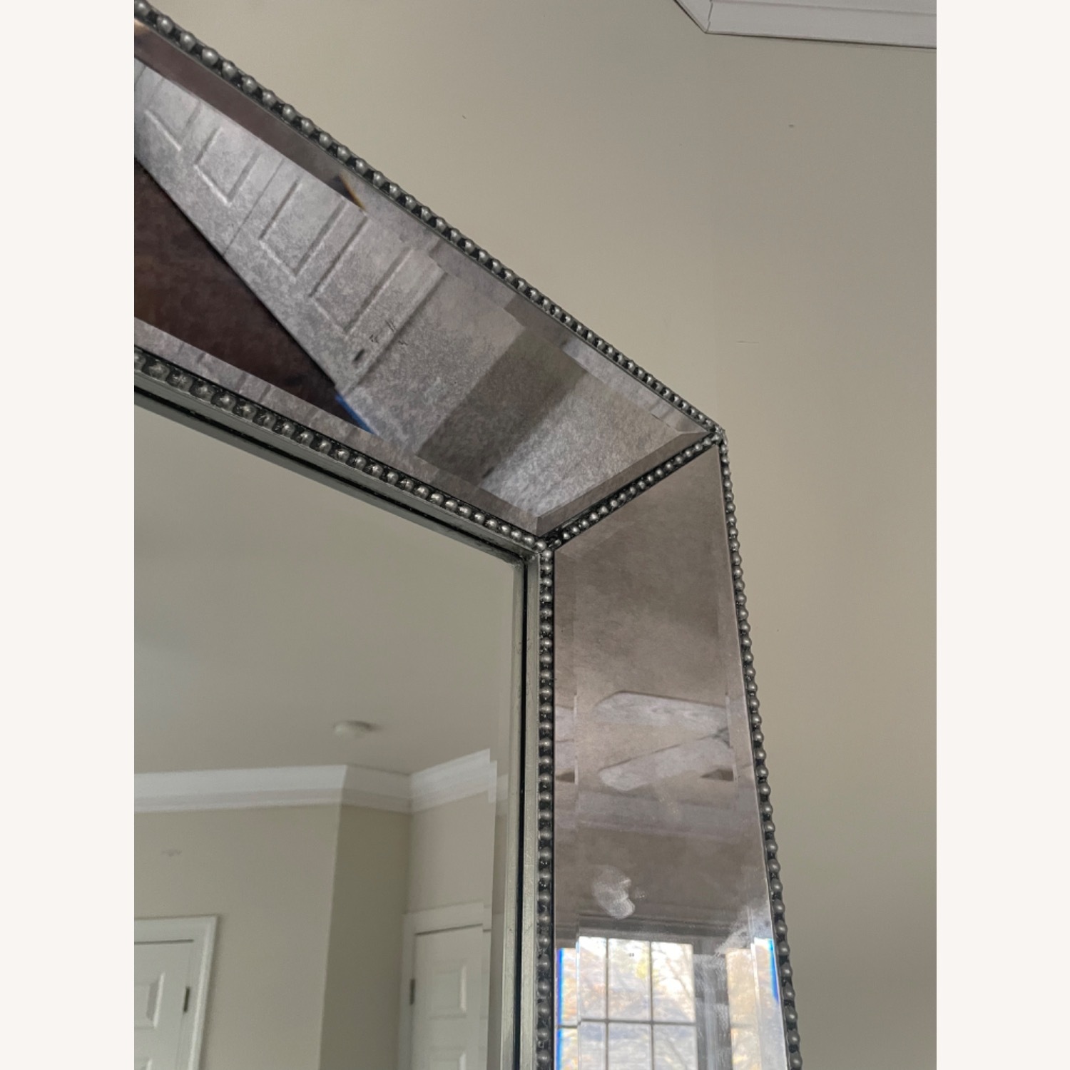 Z Gallerie Silver Floor Mirror - image-2