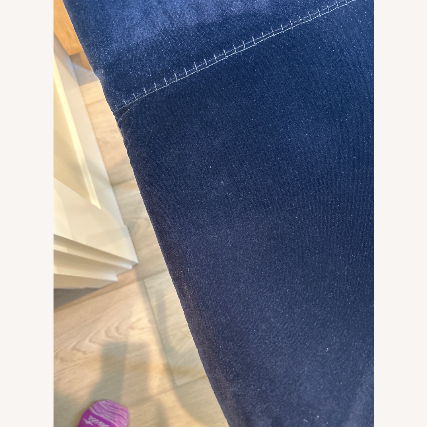 CB2 Primitivo Velvet Dining Chairs - image-3