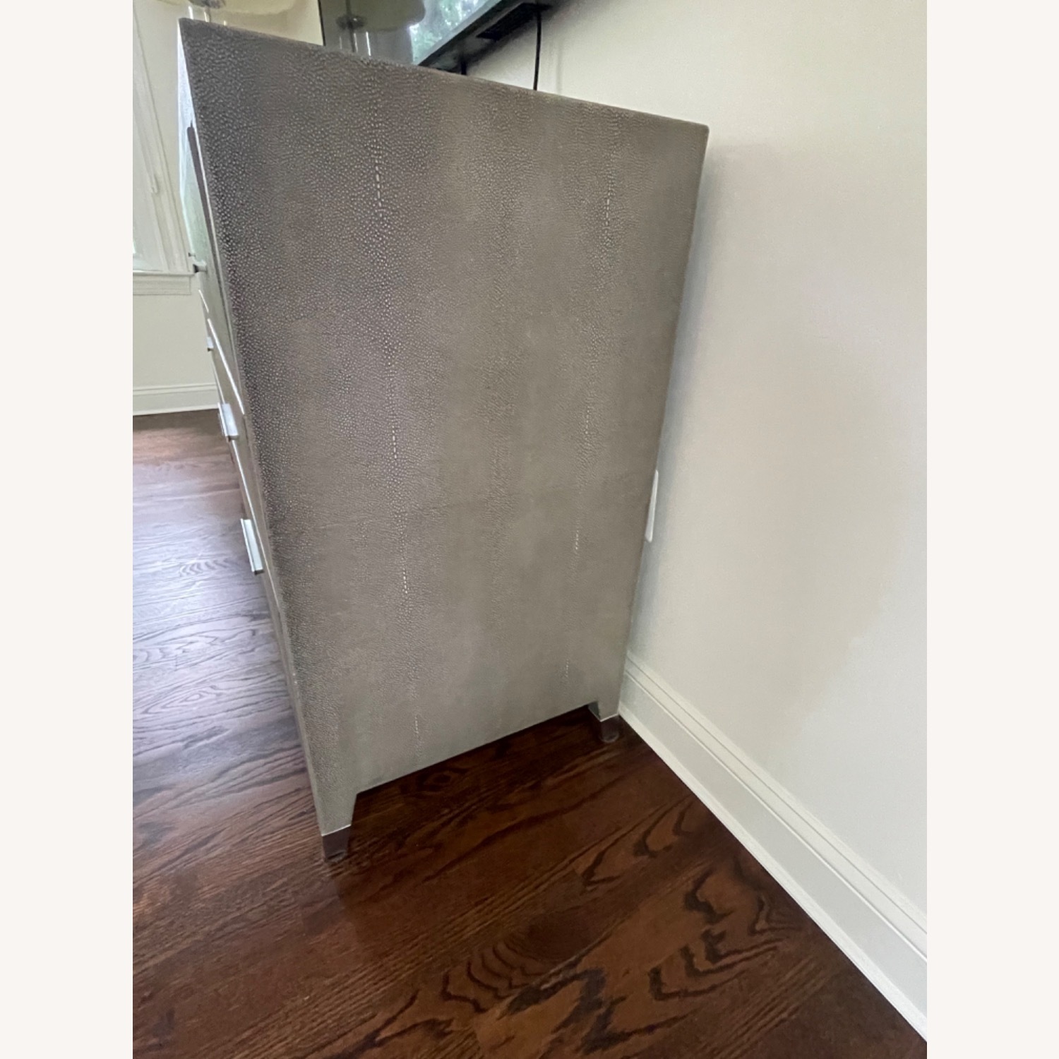 Restoration Hardware Shagreen Light Gray Dresser - image-4